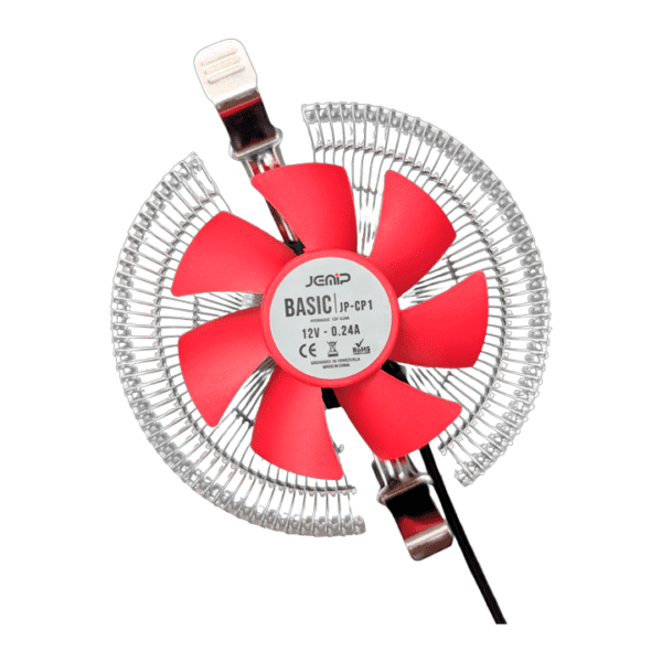 CPU FAN COOLER JEMIP JP-CP1 (ROJO)